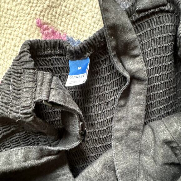 NWOT Black Linen-Blend Women's Jumpsuit Size Medium - Picture 5 of 5